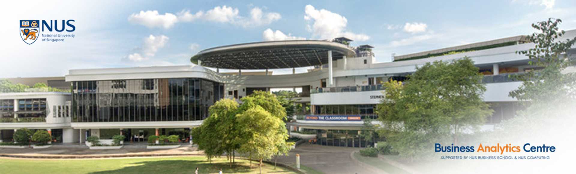 NUS Business Analytics Centre Corso di laurea specialistica in Business Analytics (NUS MSBA)