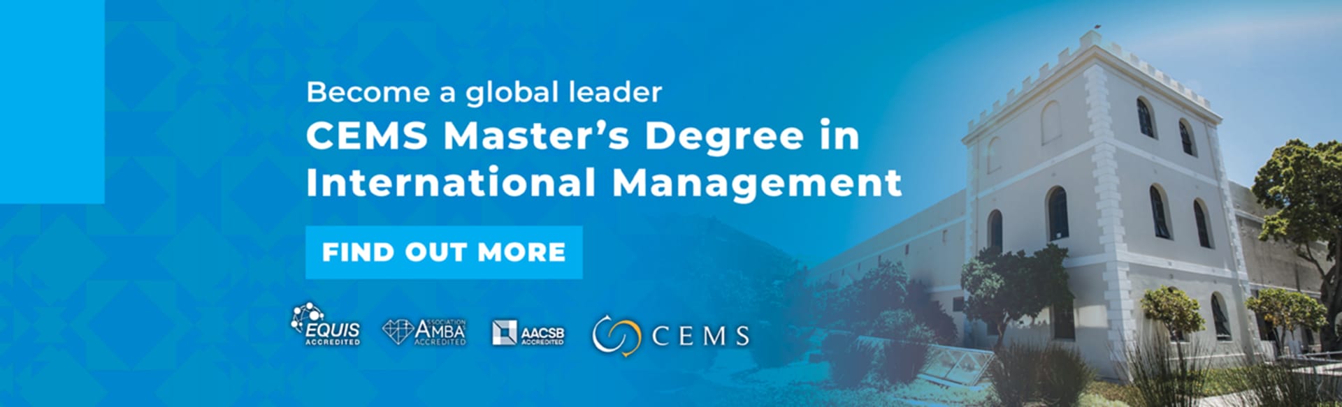 University of Cape Town Graduate School of Business CEMS Master of Management που ειδικεύεται στη Διεθνή Διοίκηση