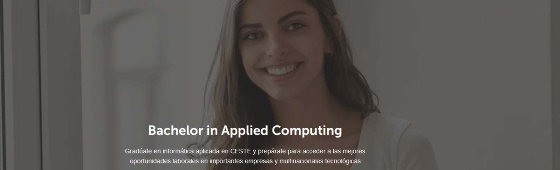 CESTE, Escuela Internacional de Negocios Bacharel em Computação Aplicada