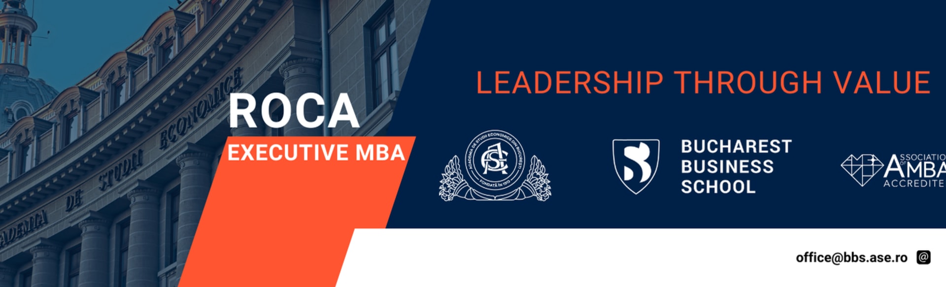 Bucharest Business School ROCA Executive MBA Bucharest Business School