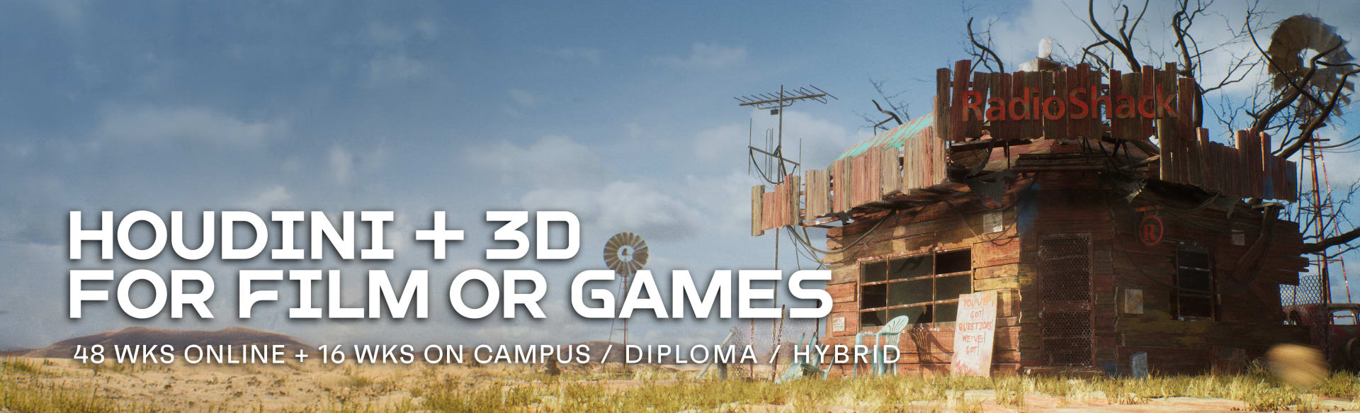 Think Tank Training Centre Diplom i Houdini+3D til film eller spil