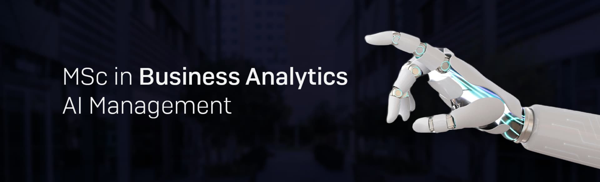 The Abu Dhabi School Of Management Master of Science in Business Analytics - AI-management