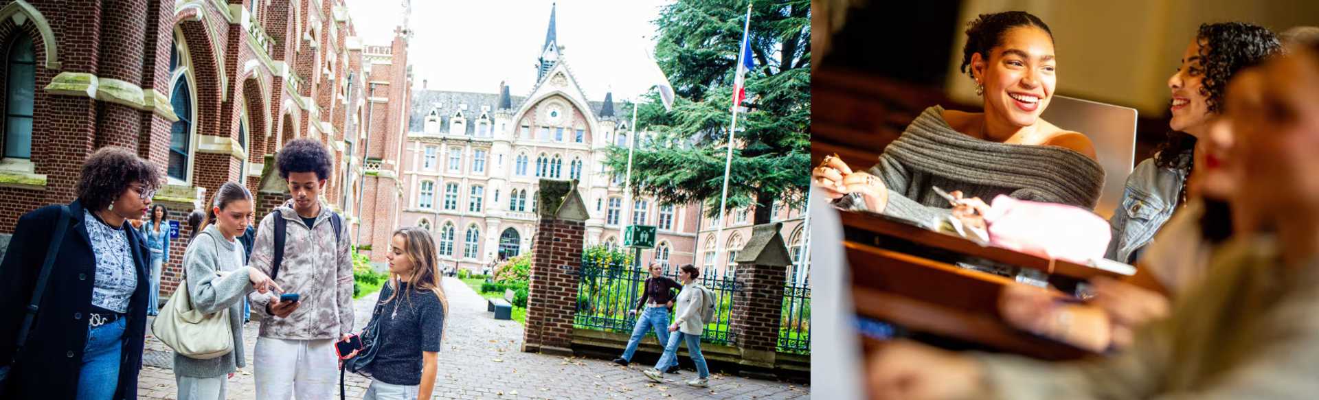 Faculté des Lettres et Sciences Humaines - Université Catholique de Lille بكالوريوس اللغات الحديثة والأعمال الدولية