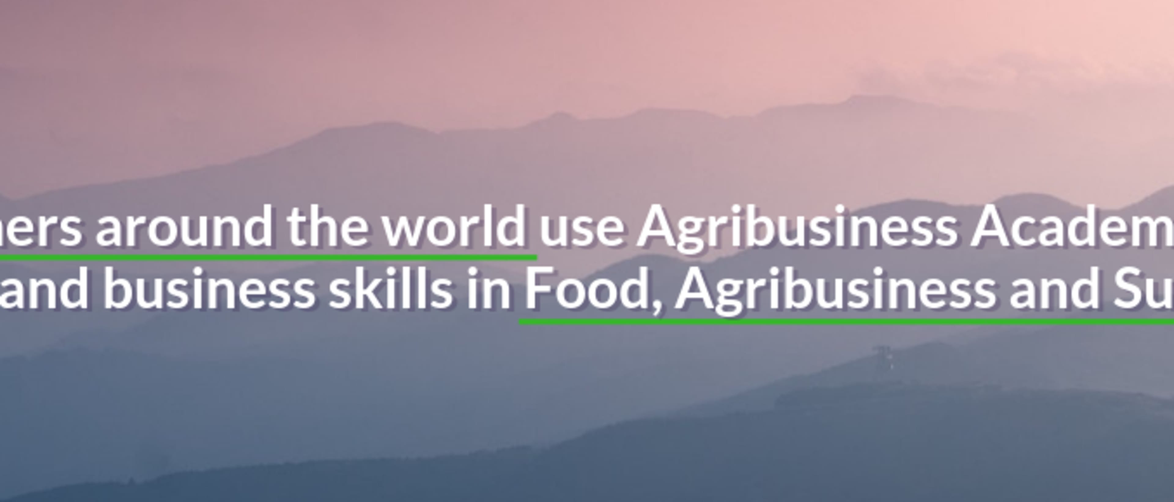 Agribusiness Academy