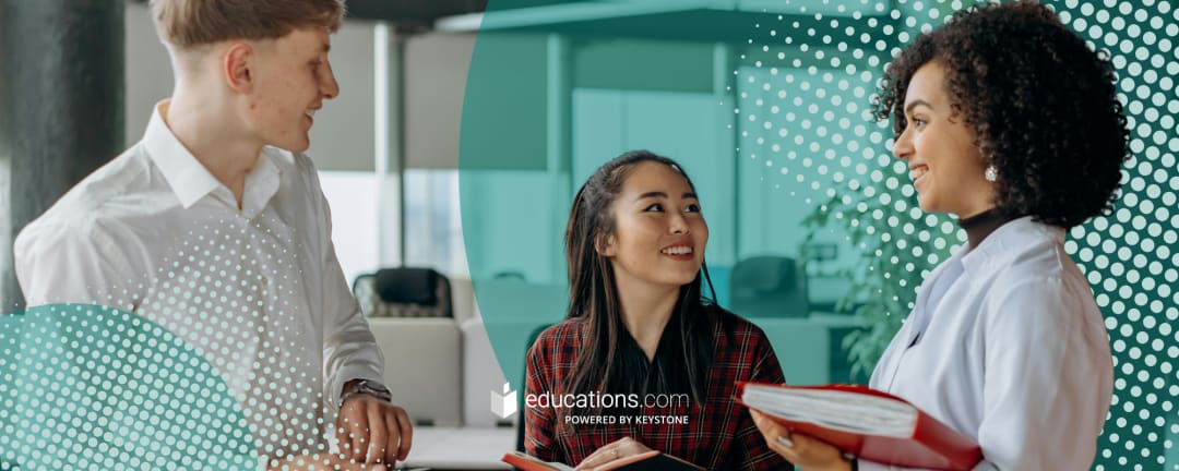 Students at the Global Study Fair
