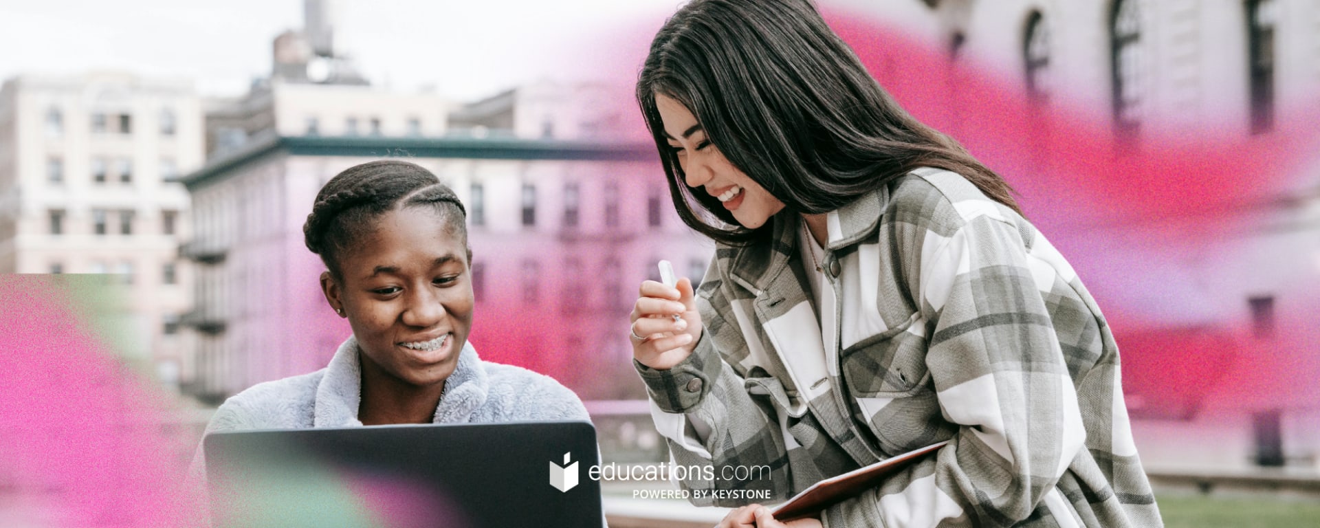 International students chatting