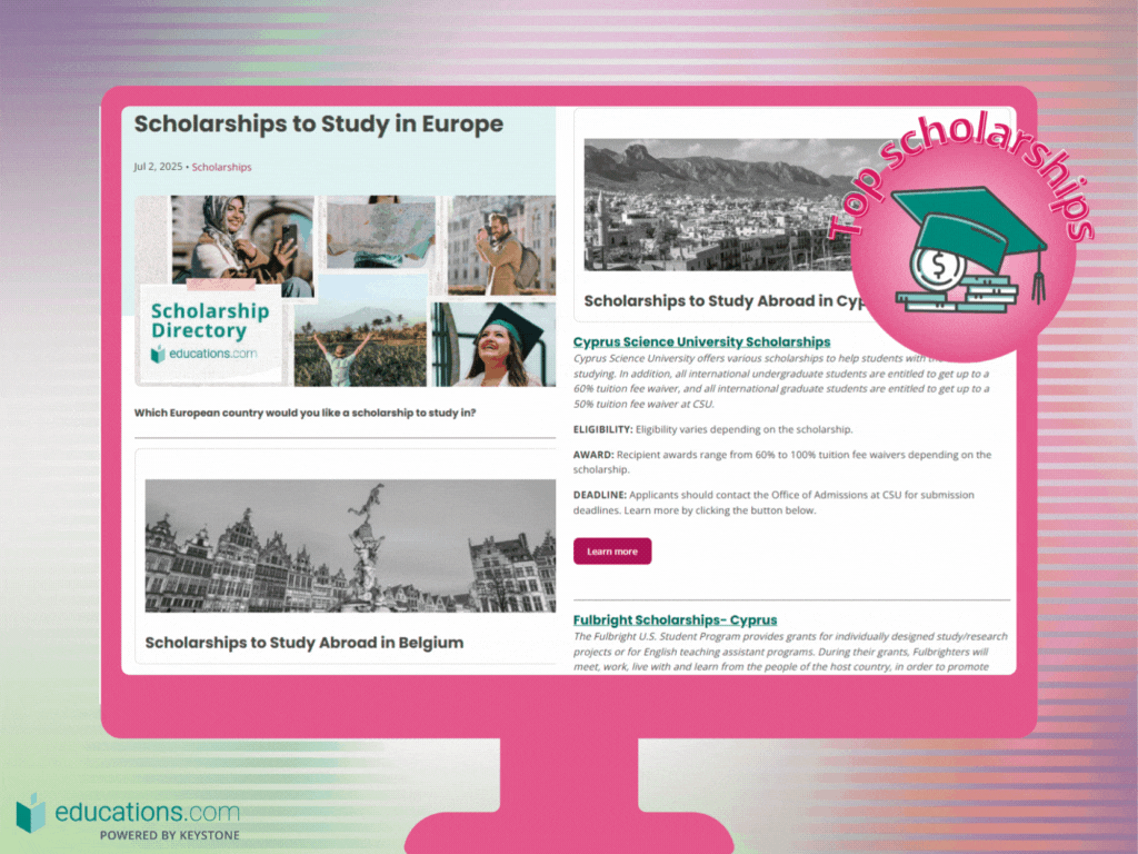Study abroad schoolarships: sneak peek