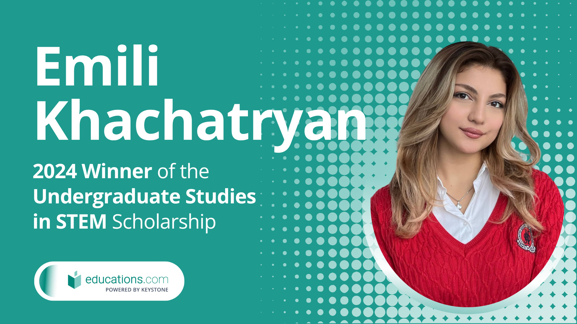 Winner of 2024 Undergraduate in STEM Scholarship