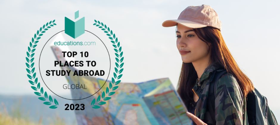 Mountains and Badge Top 10 Global 2023