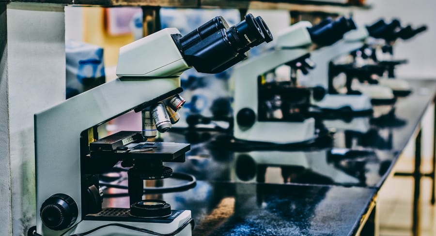 Forensic science lab at university.