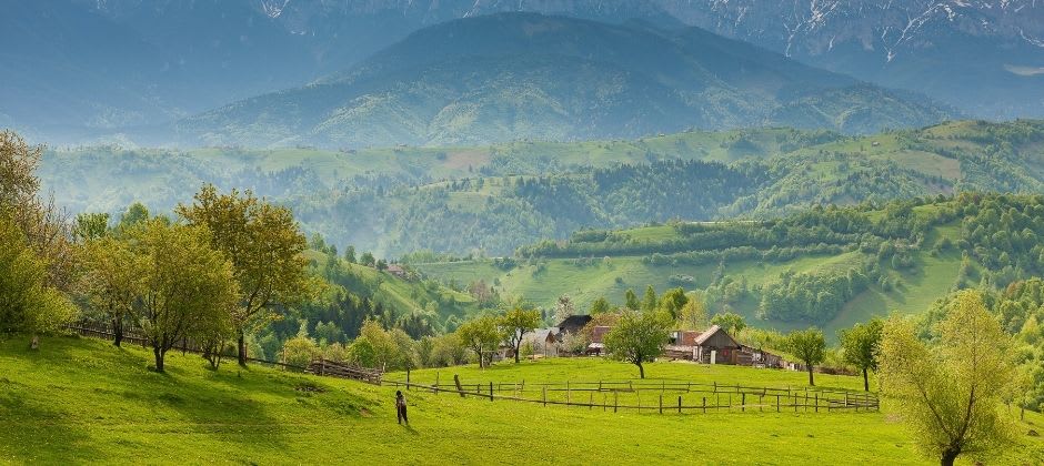 landscape romania