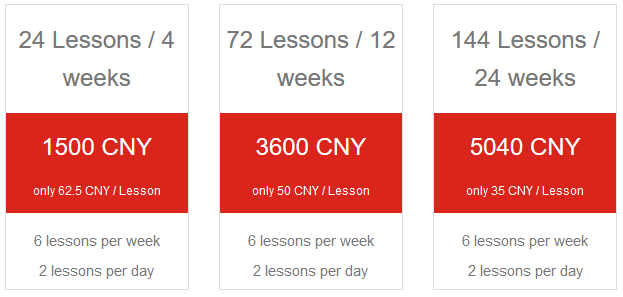 cours en petit groupe en semaine