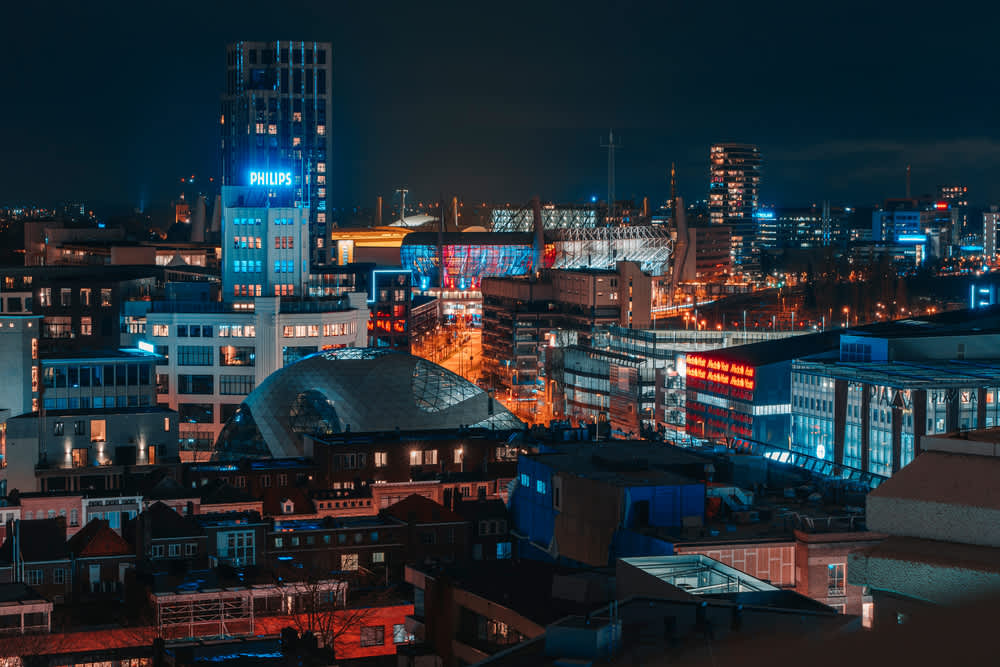 Eindhoven at night