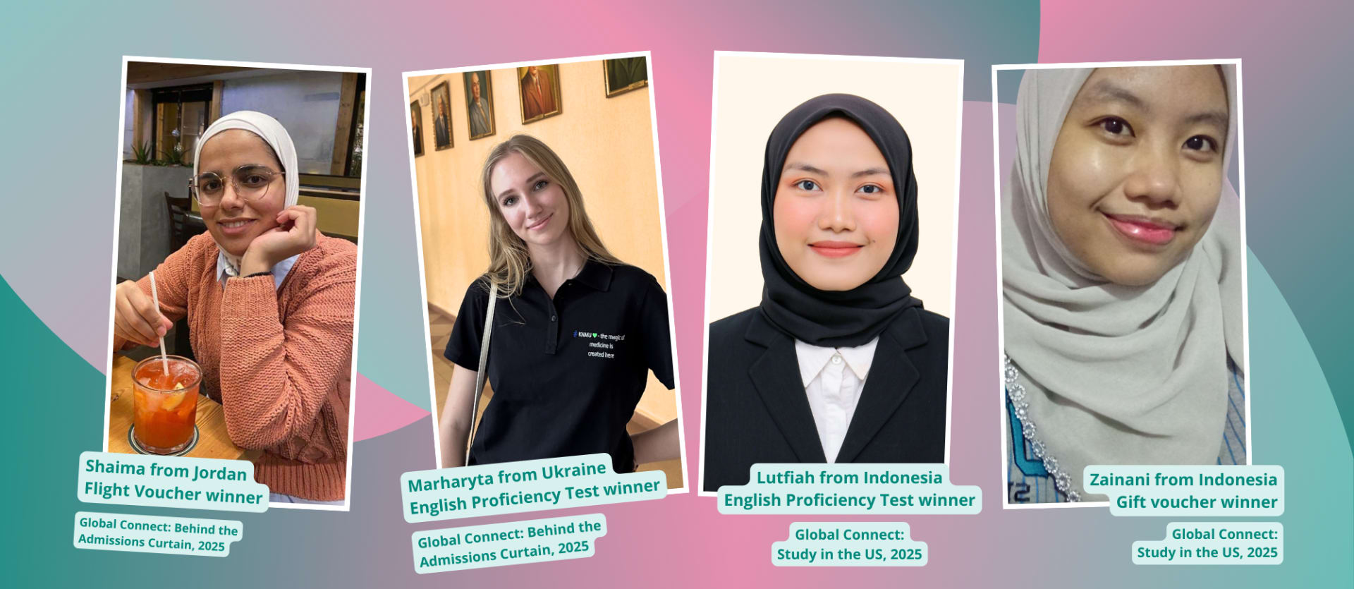 Winners of Global Connect giveaways