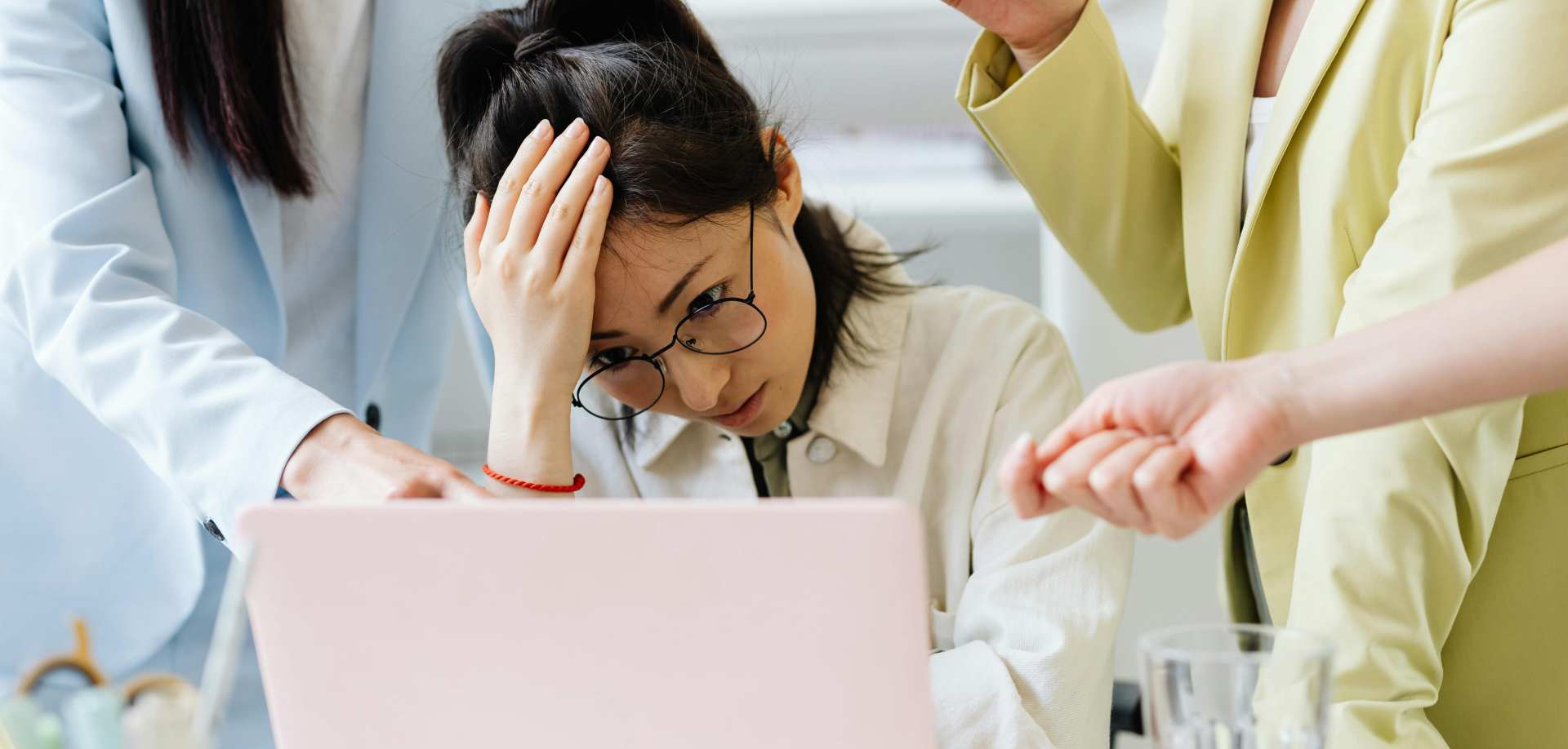 Recent graduate at work