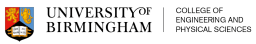 University of Birmingham - College of Engineering and Physical Sciences logo