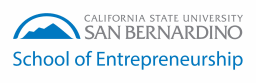 California State University, San Bernardino School of Entrepreneurship logo