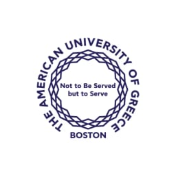 The American University of Greece Global Campus logo