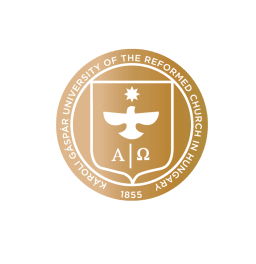Karoli Gaspar University logo