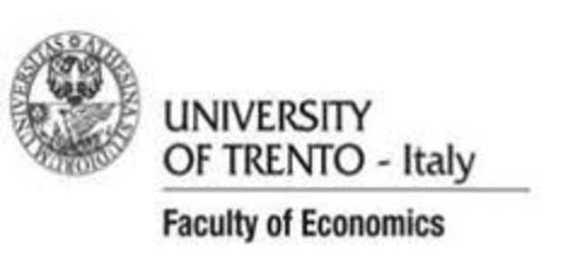 University of Trento Faculty of Economics