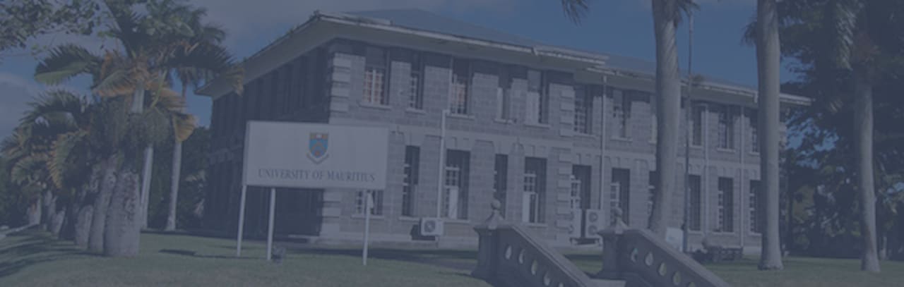University of Mauritius Duomenų mokslo bakalauro laipsnis