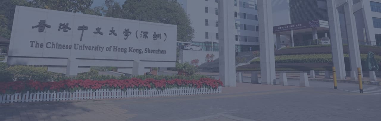 The Chinese University of Hong Kong - Shenzhen B.Eng. Biomedisinsk ingeniørfag