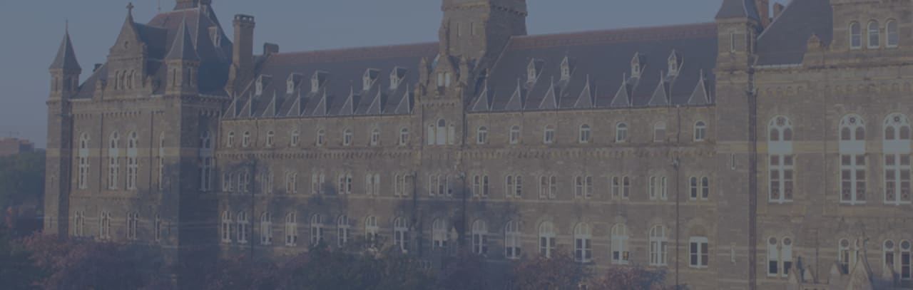 Georgetown University Online Master of Science in Global Real Assets