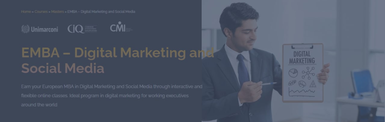 Eaton Business School MBA اجرایی آنلاین در بازاریابی دیجیتال و رسانه های اجتماعی