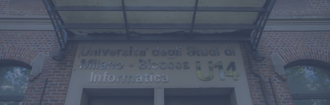 University  of Milano - Bicocca Doutoramento em Ciência da Computação