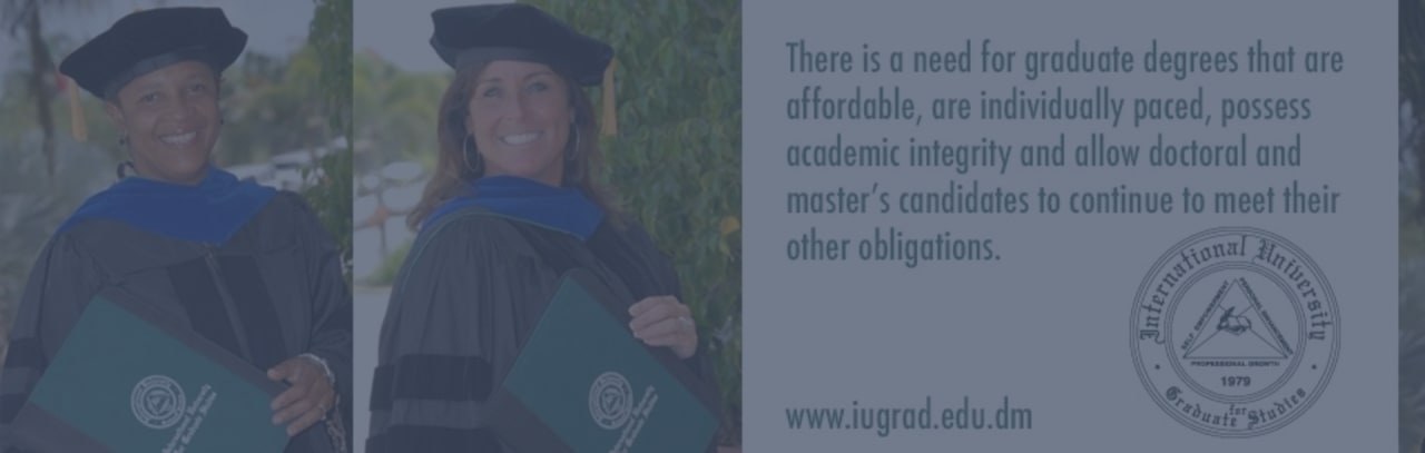 International University For Graduate Studies -  IUGS Doctorate in Christian Counselling and Spiritual Direction