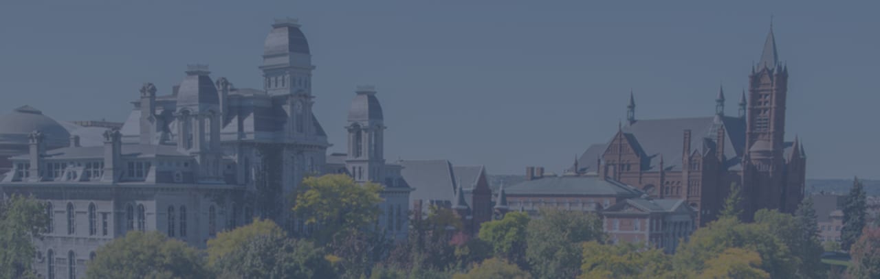 Syracuse University - College of Arts and Sciences Maestría en Biotecnología
