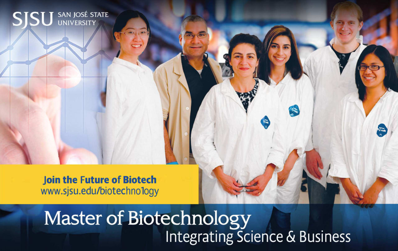 San Jose State University - Department of Biological Sciences Master of Biotechnology