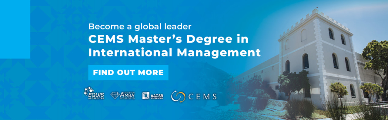 University of Cape Town Graduate School of Business CEMS Master of Management, gespecialiseerd in internationaal management