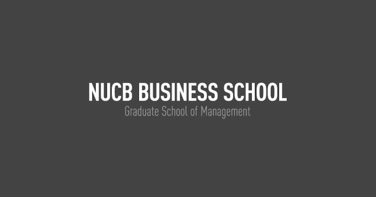 The NUCB Business School English MBA & MSc in Management