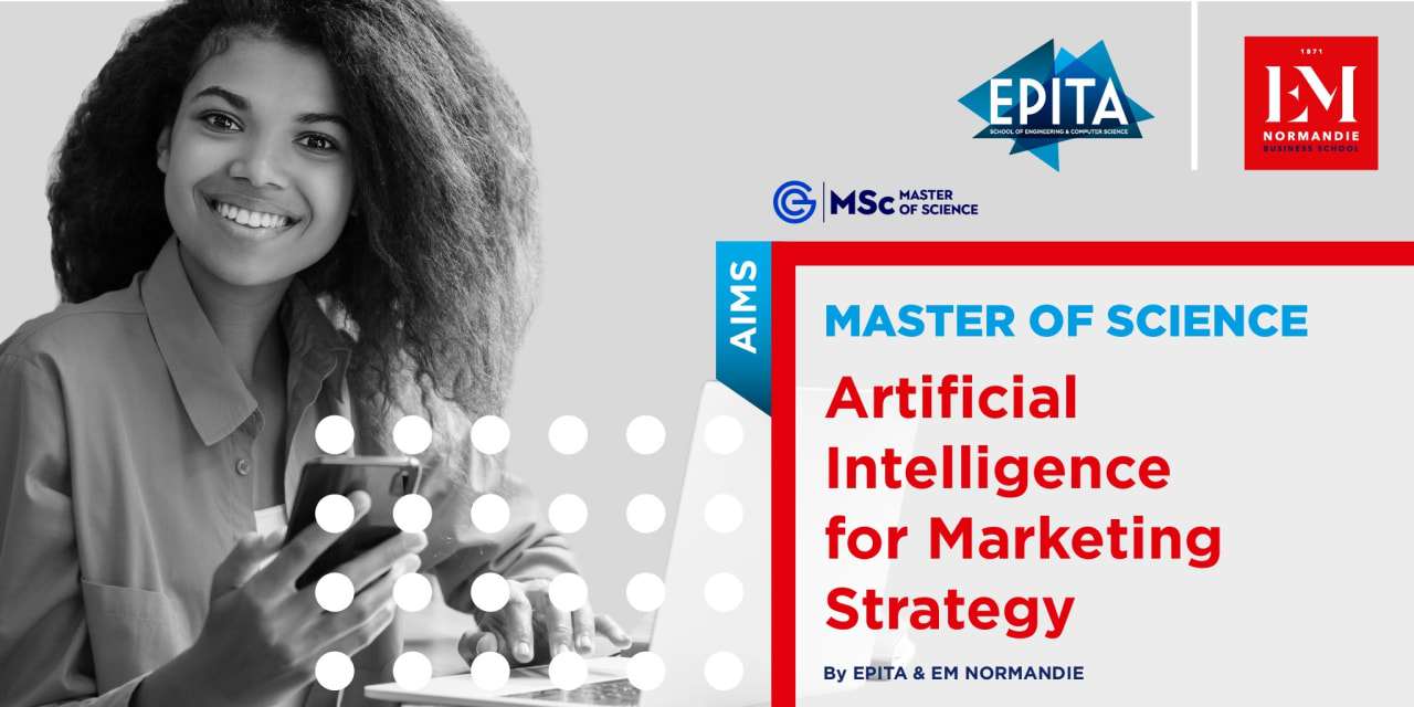 EPITA School of Engineering and Computer Science Master of Science (MSc) i kunstig intelligens for markedsføringsstrategi