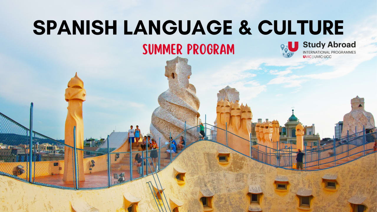 Universitat de Vic – Study Abroad Spanska språket och kulturen i Barcelona