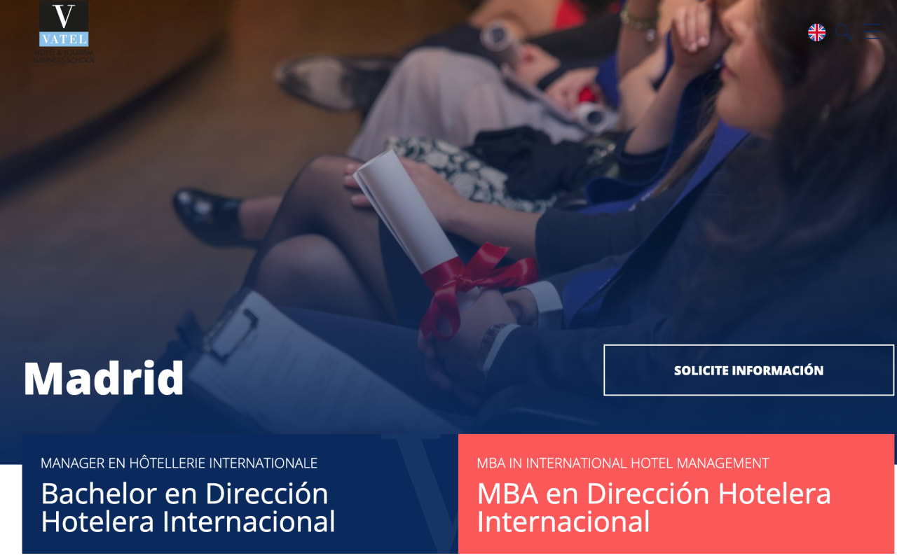 Vatel Madrid International Business School Hotel & Tourism management MBA về Quản lý Du lịch & Khách sạn Quốc tế