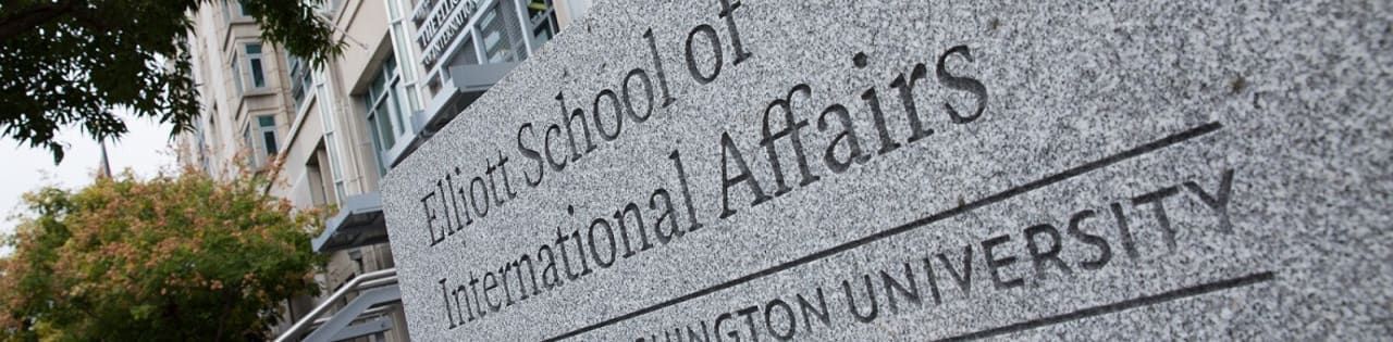 The George Washington University - Elliott School Of International Affairs Maîtrise en développement international