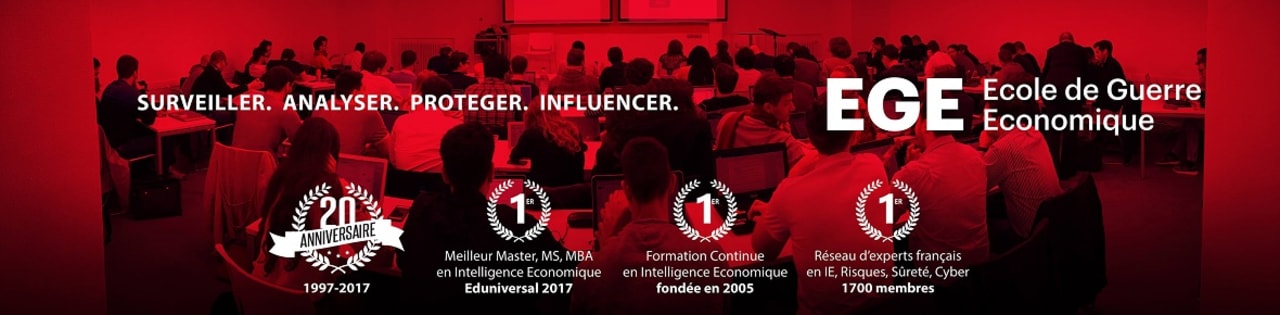 L'Ecole de Guerre Economique MBA obchodní strategie, správa organizací a odolnost