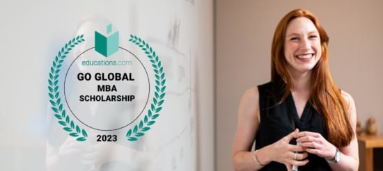 2023 Go Global MBA Scholarship header