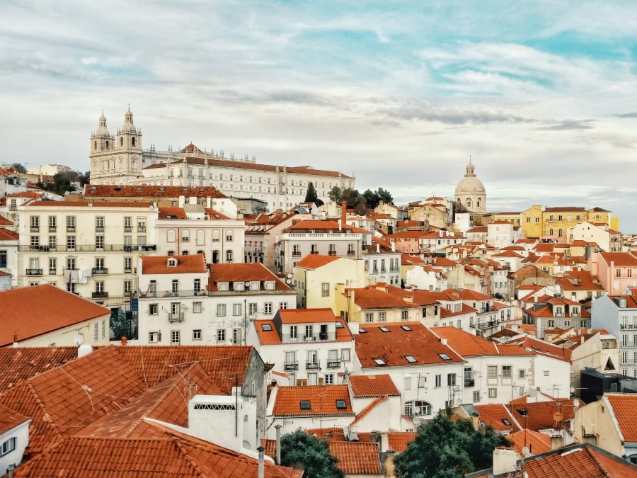 Looking out over Alfama, Lisbon