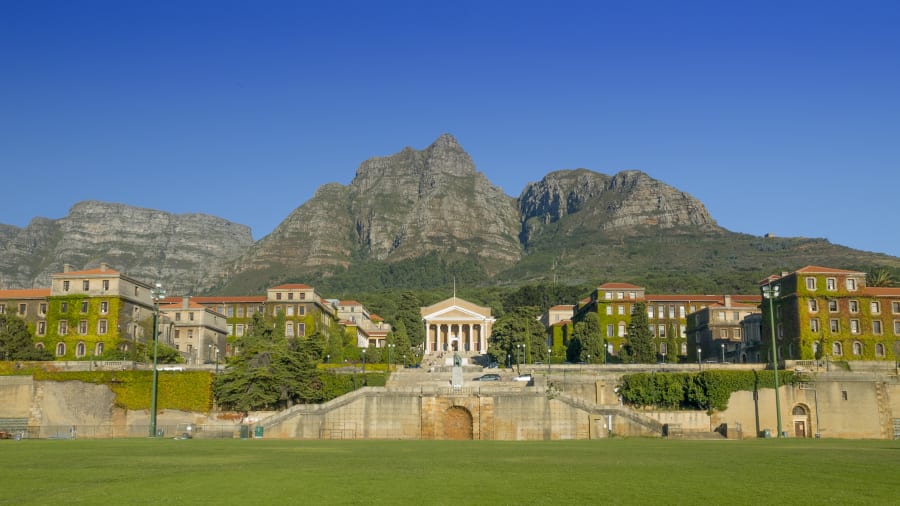 University of Cape Town campus & rugby field