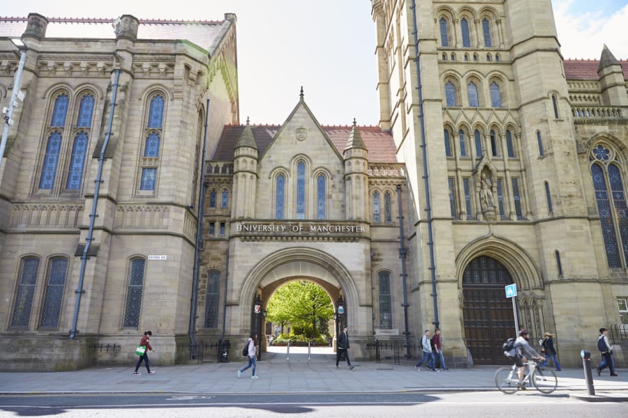 Manchester, UK - 4 May 2017: College Buildings Of The University Of Manchester