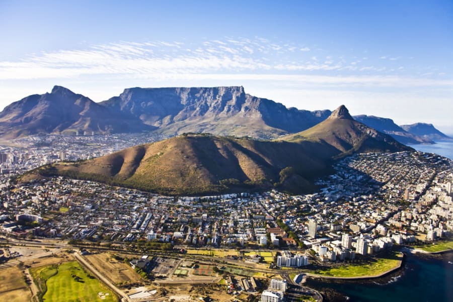 Cape Town aerial, South Africa