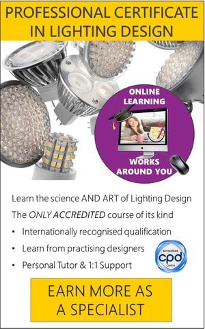 Lighting Design - Accredited Certificate Course (Online)