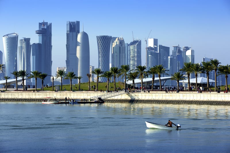Skyline of the Doha
