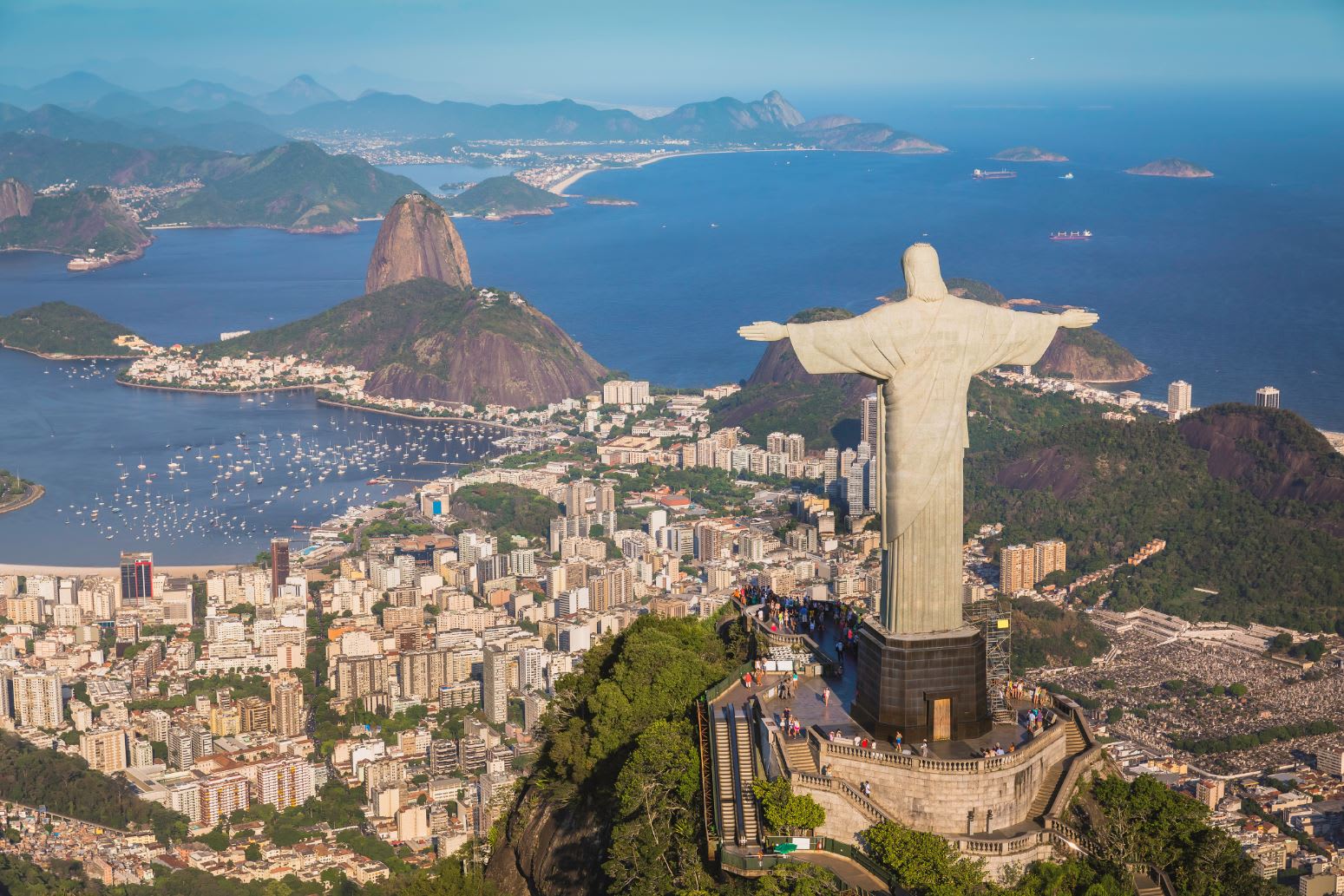 Christ the Redeemer above Rio de Janeiro