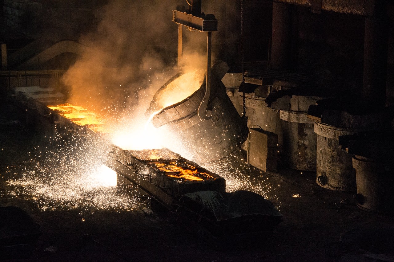 metallurgy, a ferro-alloy, the electric arched furnace