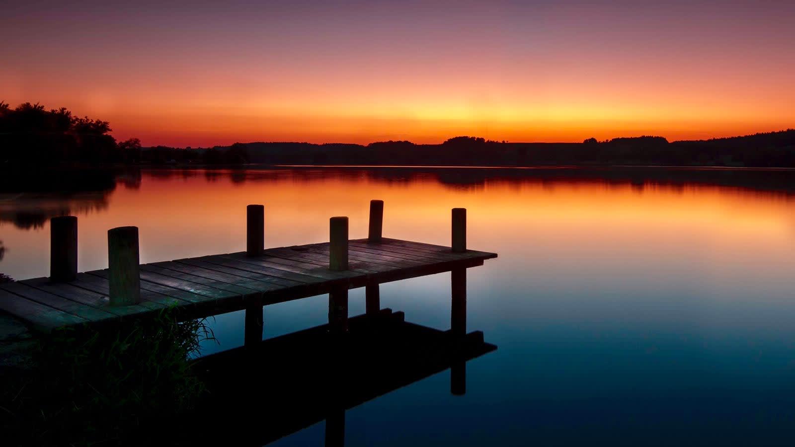 Sunset in Bavaria