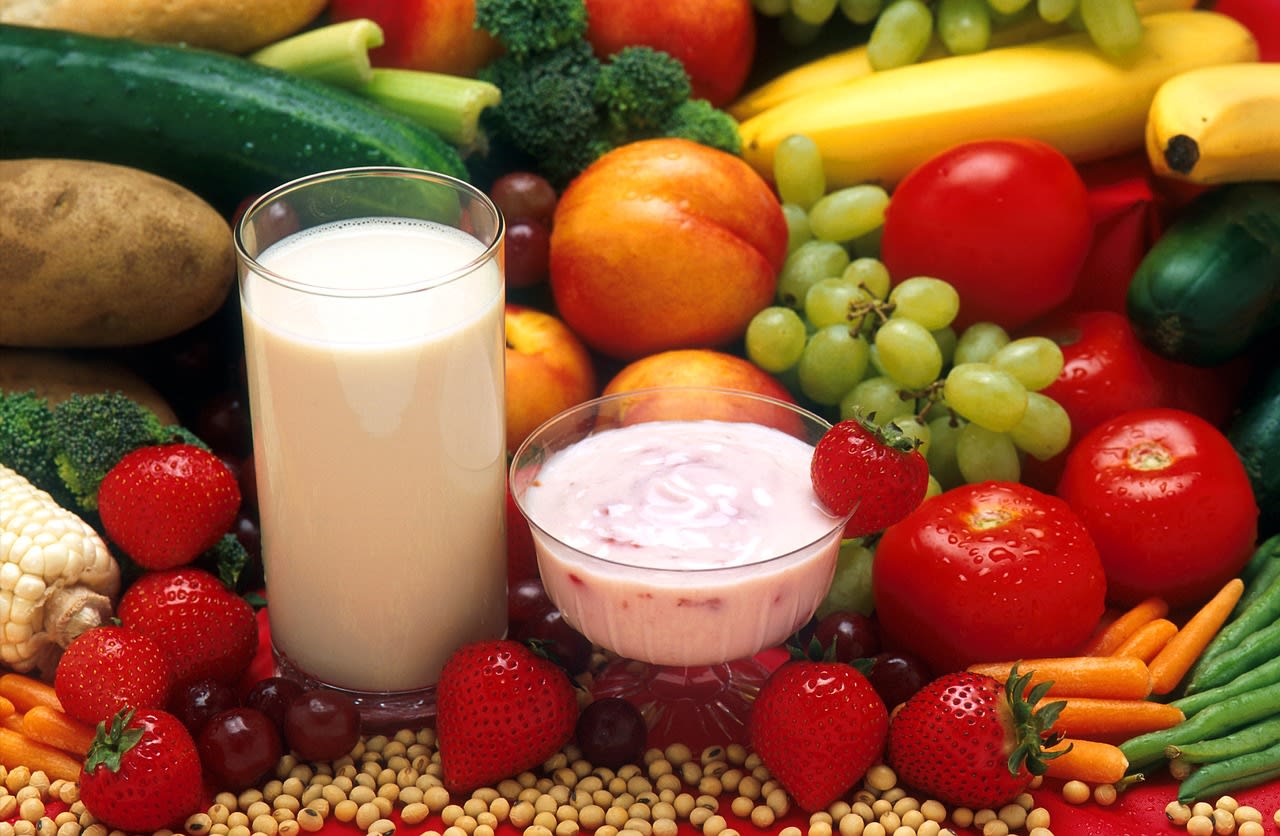 healthy food, fruit, vegetables